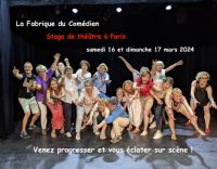 Idée cadeau Noël offrez un stage de théâtre à Paris !. Du 30 septembre 2023 au 17 mars 2024 à Paris01. Paris.  13H00